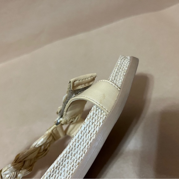 Dolce Vita | Gimra Sandals Light Natural Raffia Braided Platform Sandal Size 8 - Picture 9 of 13